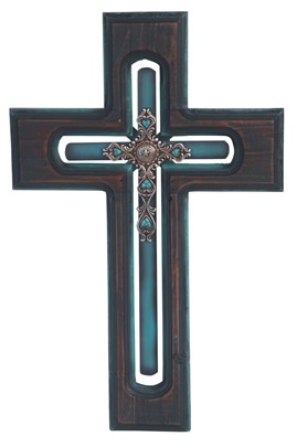 18" Wooden Cross | GSC Imports