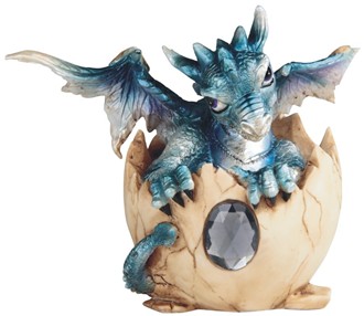 5" Dragon Egg, December/Blue | GSC Imports