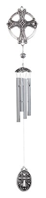 28" Cross Pewter Chime | GSC Imports