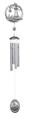 28" Lighthouse Pewter Chime | GSC Imports