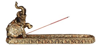 Golden Thai Elephant Incense Burner | GSC Imports