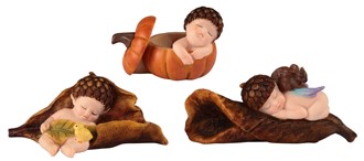 Baby Fairy in acorn 3pc Set | GSC Imports