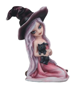 Pink Witch Girl with Cat | GSC Imports
