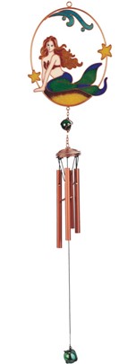 Mermaid Copper Gem Chime | GSC Imports