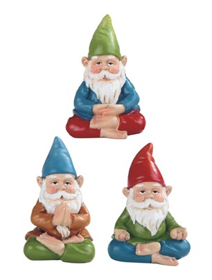 2 1/4" Yoga Gnome Set | GSC Imports