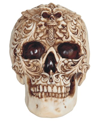 7 1/2" Etched Skull | GSC Imports