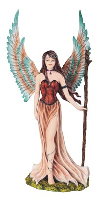 11 1/2" Brown Fairy with Wand | GSC Imports