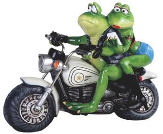 10" Frog on Motorcycle | GSC Imports