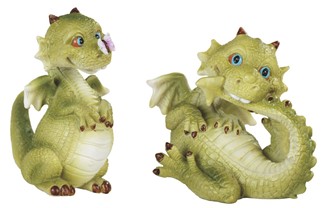 3 1/2" Cutie Dragon with Butterfly Set | GSC Imports