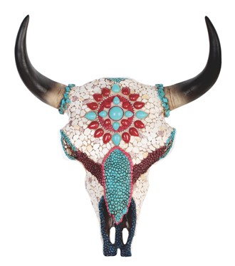 11" Buffalo Skull Wall Plaque | GSC Imports