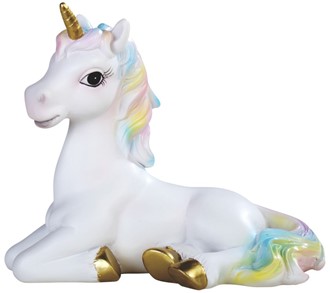 6 1/4" Lucite Unicorn with Rainbow Mane | GSC Imports