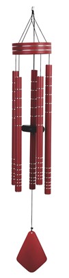 40" Tuned Chime Red Tubes | GSC Imports