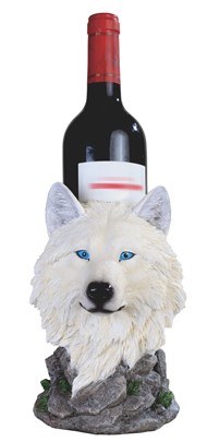 7 3/4" Snow Wolf Wine Rest | GSC Imports