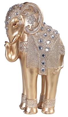 9 1/2" Gold/Silver Long Legged Elephant | GSC Imports