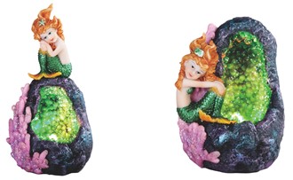 3"-5" LED Green Mermaid Set | GSC Imports