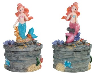 3 1/2" Mermaid Trinket Box Set | GSC Imports