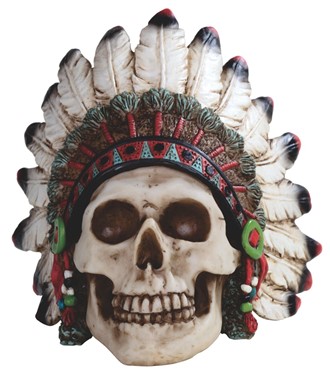 Skull with Warbonnet | GSC Imports