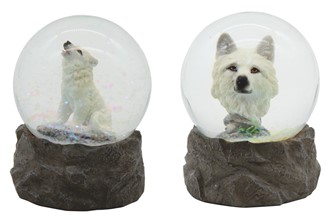 Snow Wolf Snow Globe | GSC Imports