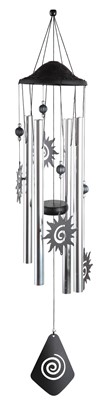 34" Sun Chandelier Silhouette Chime | GSC Imports