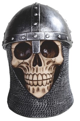 6 1/2" Skull with Armor Hood | GSC Imports