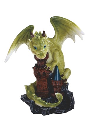 Cute Dragon with Castle | GSC Imports