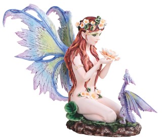 Fairy with Little Sea Serpent | GSC Imports