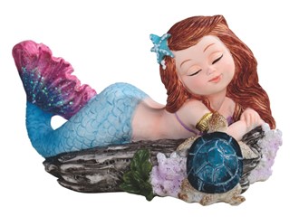 Mermaid with Blue Sea Turtle | GSC Imports