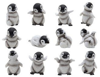 Miniature Penguin 12 pieces Set | GSC Imports