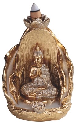 Gold&Silver Buddha Backflow | GSC Imports