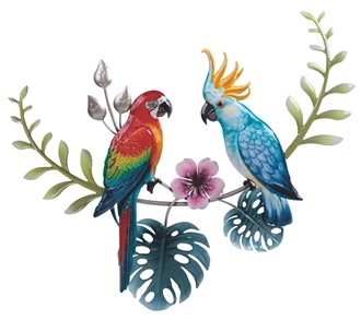 Parrots Wall Plaque | GSC Imports