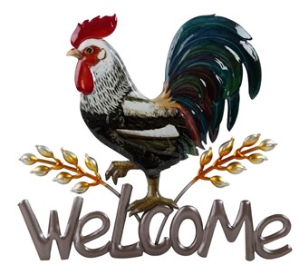 Rooster Wall Plaque | GSC Imports