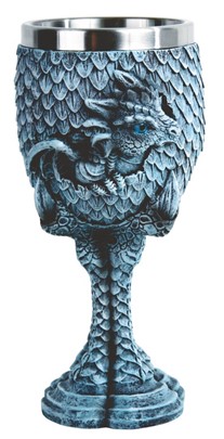 Teal Dragon Goblet | GSC Imports