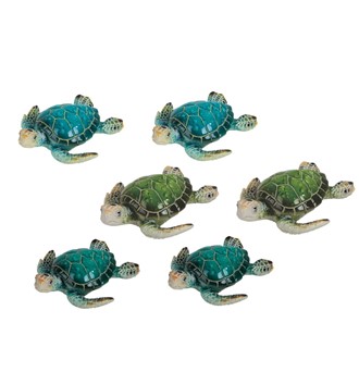 Mini Sea Turtle 6 pieces Set | GSC Imports