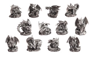 Silver Mini Dragon Set | GSC Imports