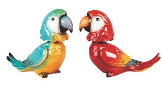Parrots with Bubble Head Set | GSC Imports