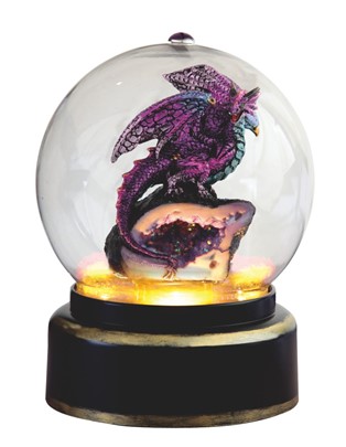Purple Dragon in Snow Globe | GSC Imports