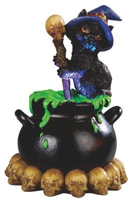 Cat, Cauldron, Potion with LED | GSC Imports