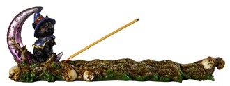 Cat on Moon Incense Burner | GSC Imports