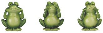 Frog 3-no-Evil set | GSC Imports