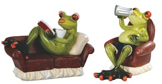 Frog Couples on Couch set | GSC Imports