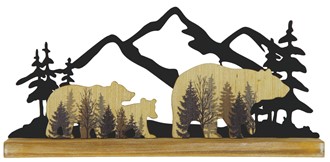 Bear Mountain Scene Table Top | GSC Imports