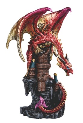 Red Dragon on Castle | GSC Imports