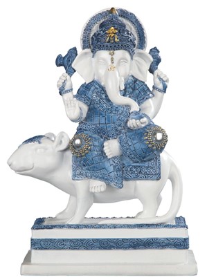 Ganesha Seated on Mushak | GSC Imports