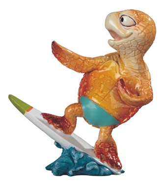 Brown Sea Turtle Surfing | GSC Imports