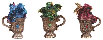 Dragon on Cup Set | GSC Imports