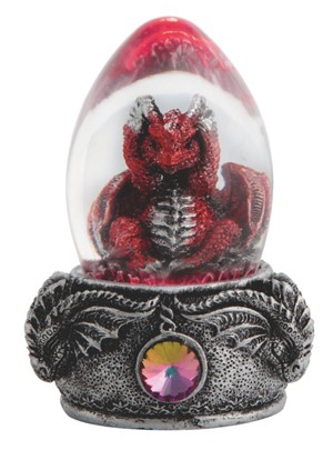 LED Red Dragon in Acrylic Egg | GSC Imports