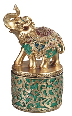 Thai Elephant Trinket Box | GSC Imports