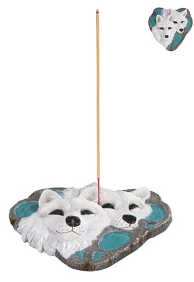 Snow Wolves Incense Burner | GSC Imports