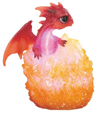 LED Cute Dragon on Egg Shape Icicles | GSC Imports