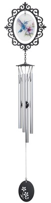 Hummingbird Glass Windchime | GSC Imports